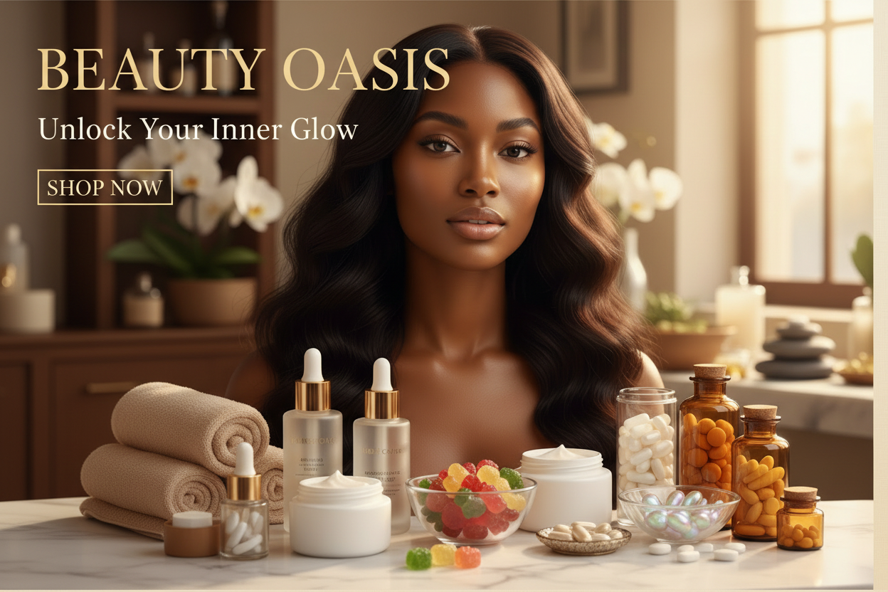 Beauty Oasis Hero Banner - Full Width